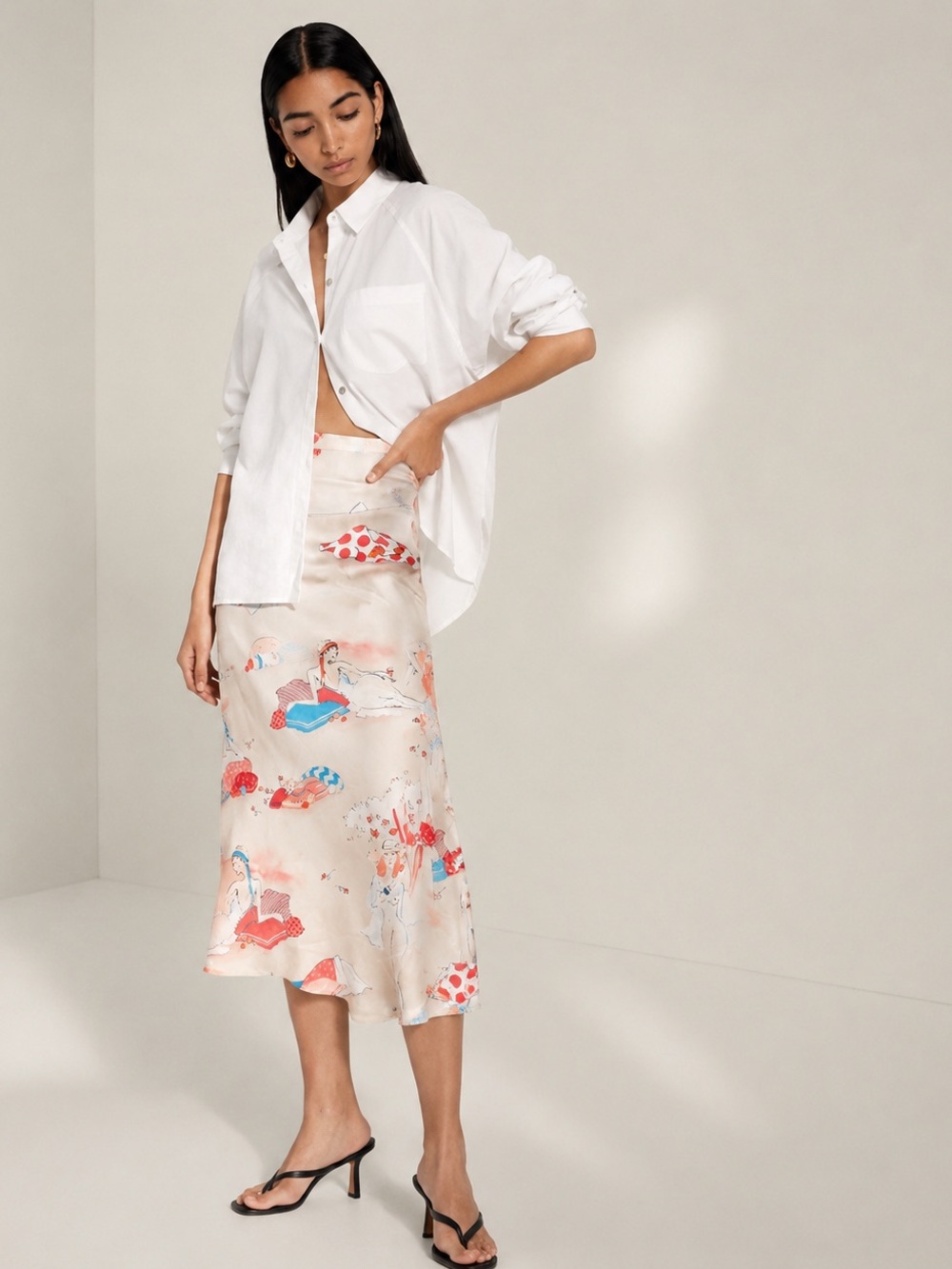 Aritzia Wilfred Midi Skirt